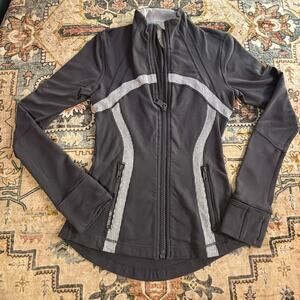 Lululemon Define Jacket Athletic Zip Up Gym Workout Gray Size 2